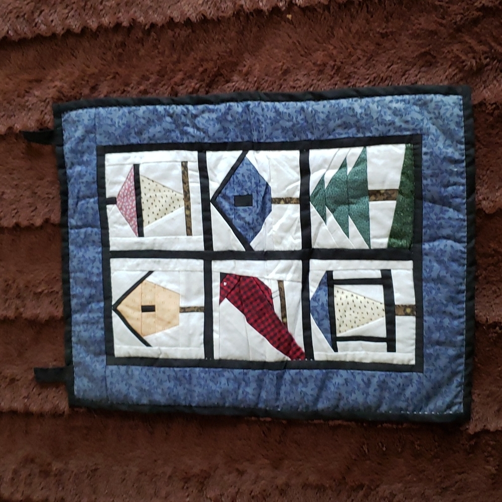 Bird themed wall hanging